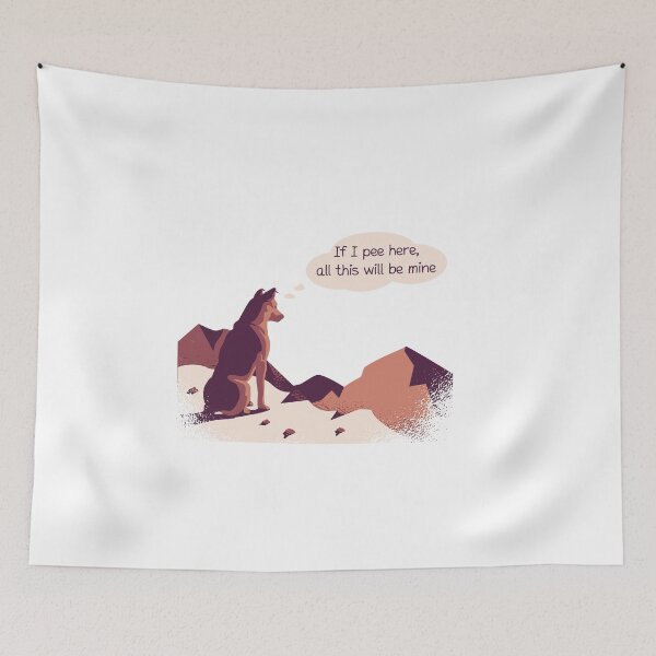 Item preview, If I Pee Here, All This Will Be Mine designed and sold by NiftyTees.