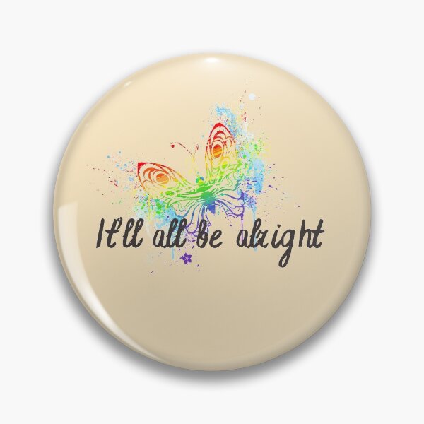 Item preview, It'll all be alright the rainbow is coming butterfly effect designed and sold by Red-ElYoubi.