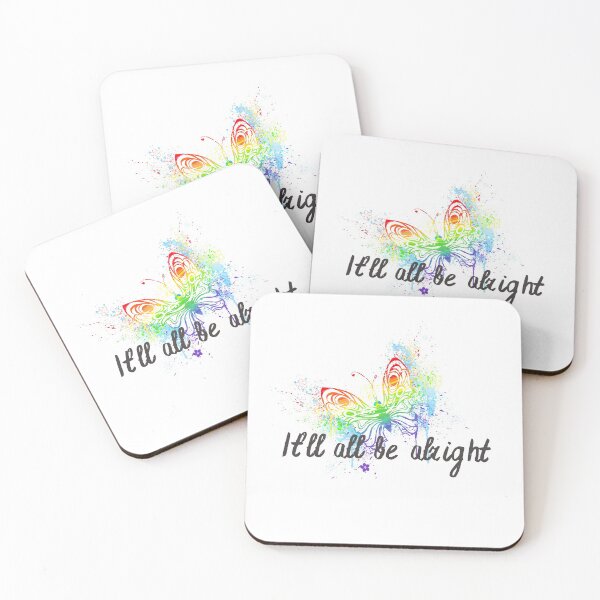 Item preview, It'll all be alright the rainbow is coming butterfly effect designed and sold by Red-ElYoubi.