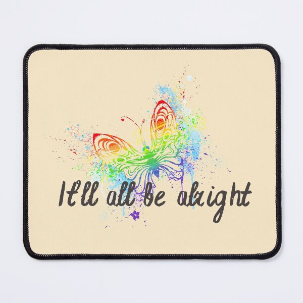 Item preview, It'll all be alright the rainbow is coming butterfly effect designed and sold by Red-ElYoubi.