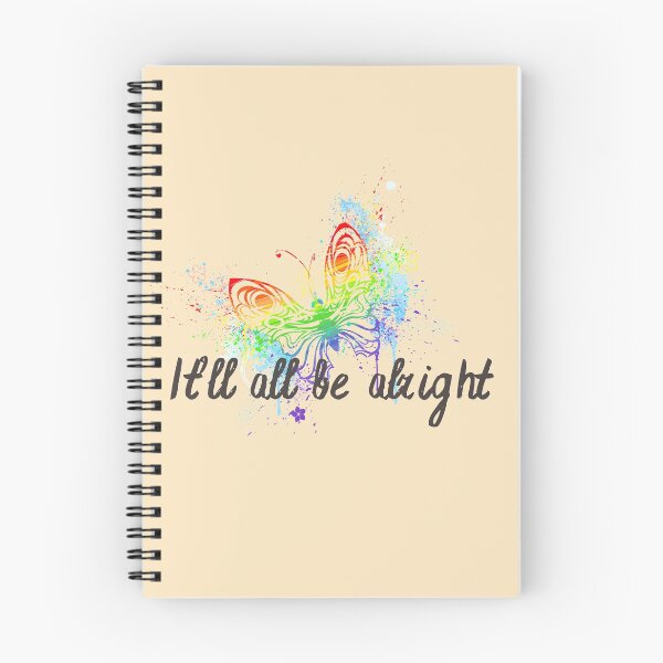 Item preview, It'll all be alright the rainbow is coming butterfly effect designed and sold by Red-ElYoubi.