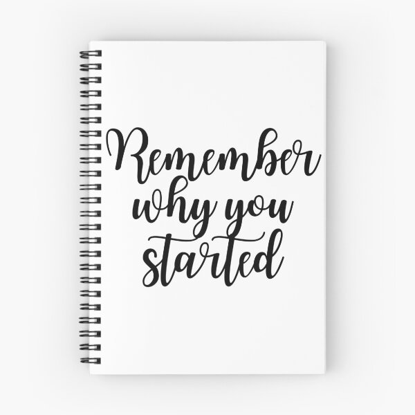 Item preview, Remember why you started - Calligraphy quote designed and sold by KarolinaPaz.