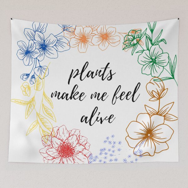 Item preview, Plants make me feel alive  designed and sold by artesiaKT.
