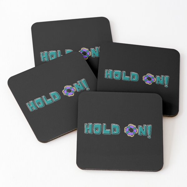 Item preview, Hold On Lifesaver Buoy morado y verde azulado designed and sold by HermitAlley.