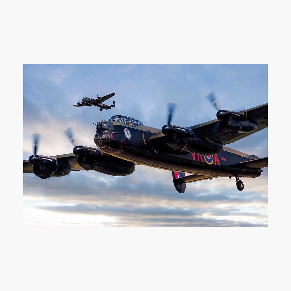 Avro Lancasters Vera and Thumper canvas prints various sizes free delivery
