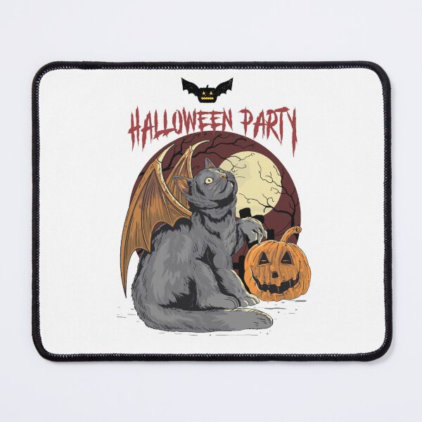 Item preview, Halloween Party Bat Pumpkin And Devil Cat designed and sold by darknessjeff86.