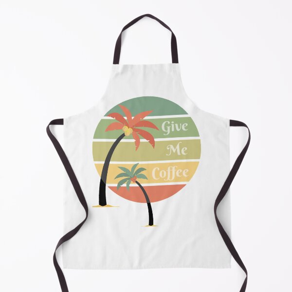 Item preview, Give Me Coffee Relaxing Island with Palm Trees and Sunset designed and sold by Msdm21.