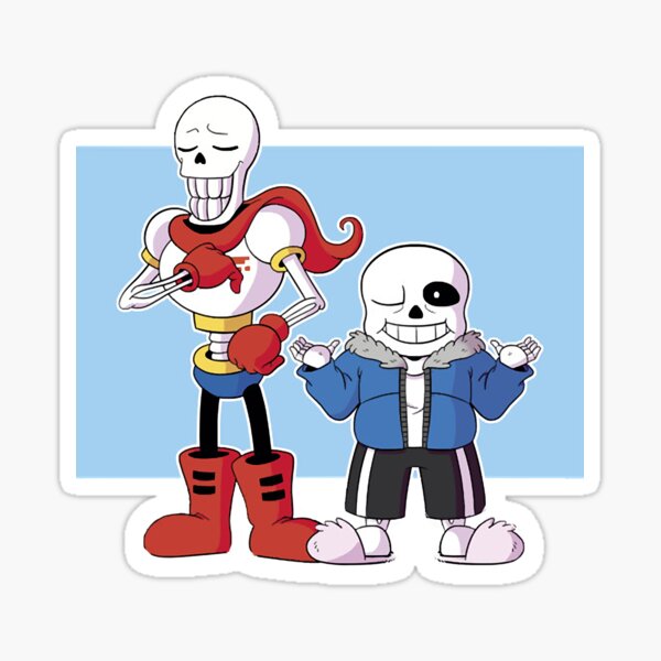 Undertale - Sans and Papyrus Sticker Bumper Sticker Vinyl Decal 5 : Buy  Online at Best Price in KSA - Souq is now : Automotive