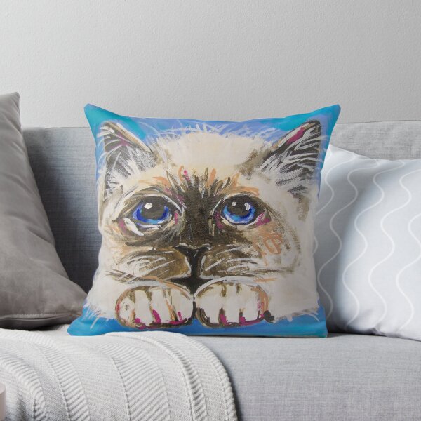 Fluffballs Throw Pillow