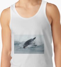 Diving Emperor Penguin Tank Top