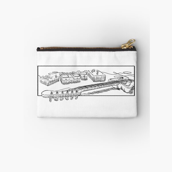 Item preview, Guitar and Pedals (Black and White) designed and sold by koalaroo.