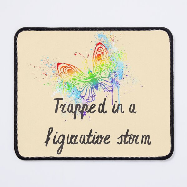 Item preview, Trapped in a figurative storm the rainbow is coming butterfly effect designed and sold by Red-ElYoubi.