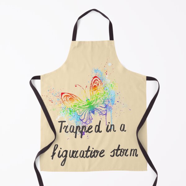 Item preview, Trapped in a figurative storm the rainbow is coming butterfly effect designed and sold by Red-ElYoubi.