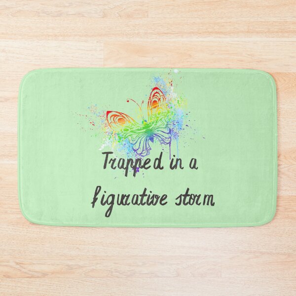 Item preview, Trapped in a figurative storm the rainbow is coming butterfly effect designed and sold by Red-ElYoubi.