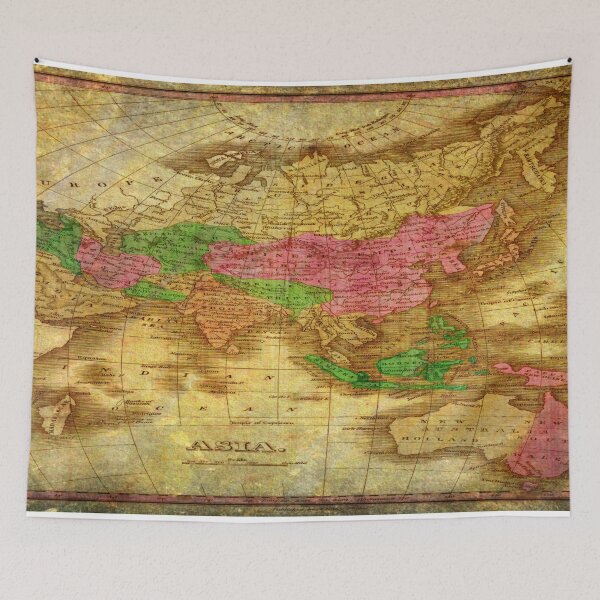 Item preview, Vintage map of Asia 1827 designed and sold by Vintage by Kaya.