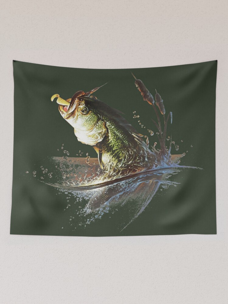 Bass Strike Tapestry for Sale by Salmoneggs