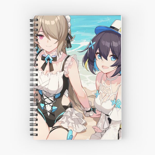 Item preview, Honkai impact waifu beach desk mat designed and sold by maynard974b.
