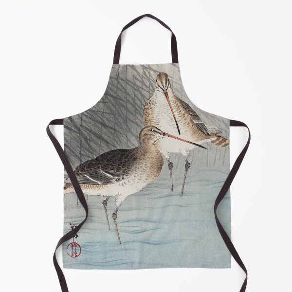 Item preview, Two Bar-Tailed Godwits by Ohara Koson - Japanese Vintage Artwork designed and sold by Purrfecta.