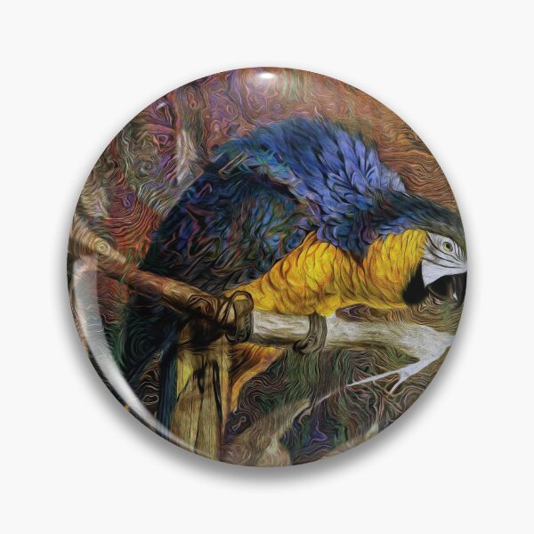 Item preview, The Fractal Blue Maccaw designed and sold by Alma Lee.