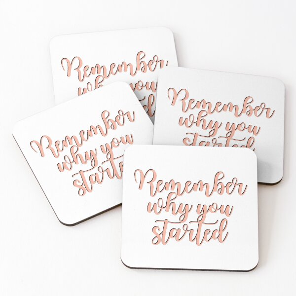Item preview, Remember why you started - Pink  designed and sold by KarolinaPaz.