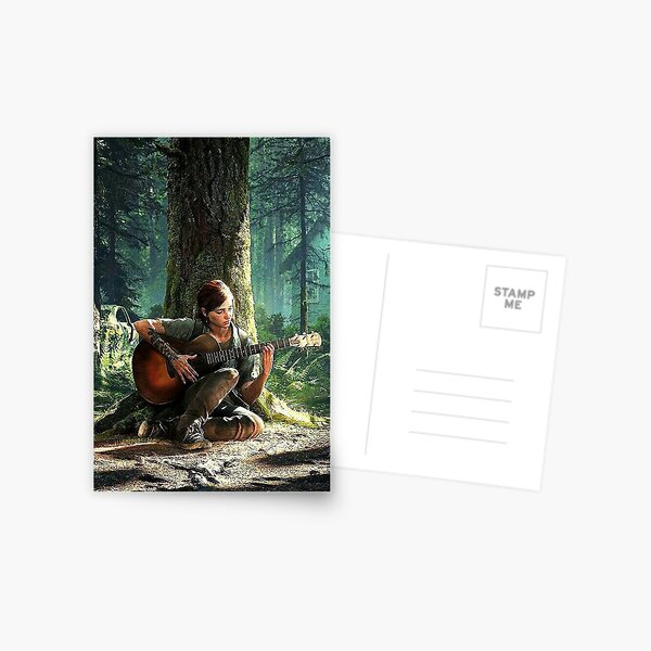 The last of us ellie Guitar Posters Postcard for Sale by brentonclant