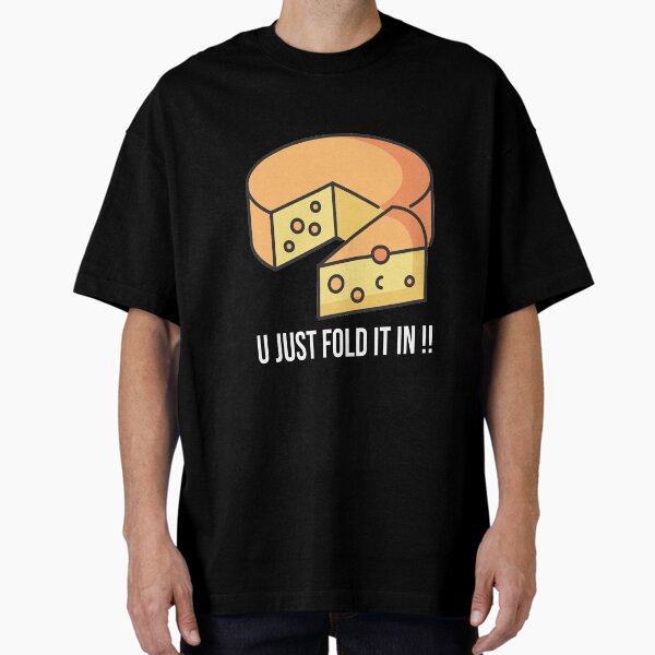 Item preview, you just fold it in-funny cheese  designed and sold by Ammar-the-goat.