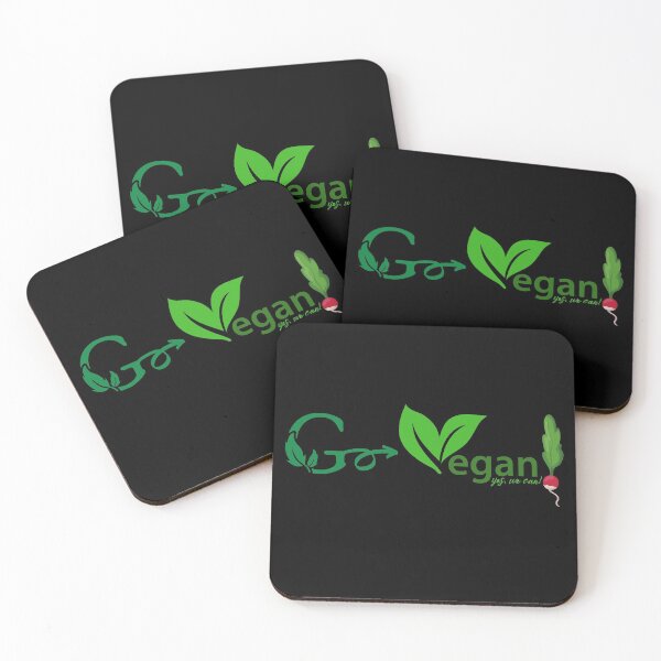 Item preview, Go Vegan | Yes, We Can designed and sold by Cosmonauteur.