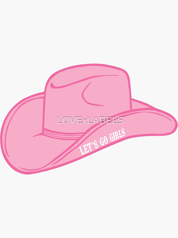 Star Cowgirl Hat Sticker for Sale by mgracew