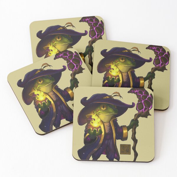 Item preview, Frog Wizard designed and sold by DingHuArt.