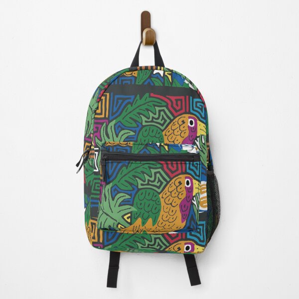 Item preview, mola kuna from panama with parrot design designed and sold by Melquidedec.