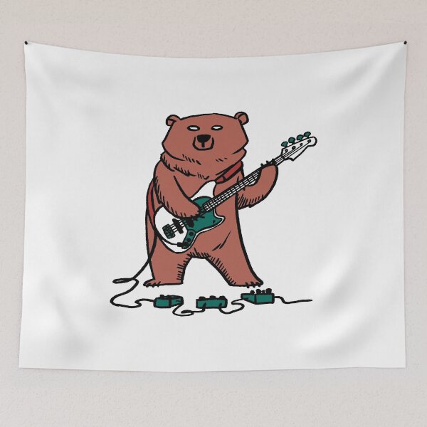 Item preview, Bass Bear - California designed and sold by koalaroo.