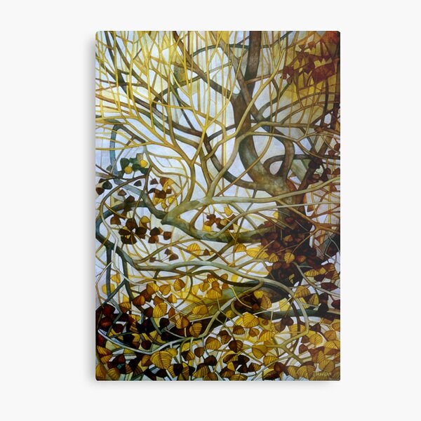 yellow leaves Metal Print