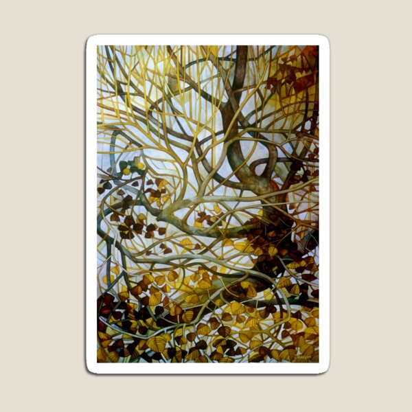 yellow leaves Magnet