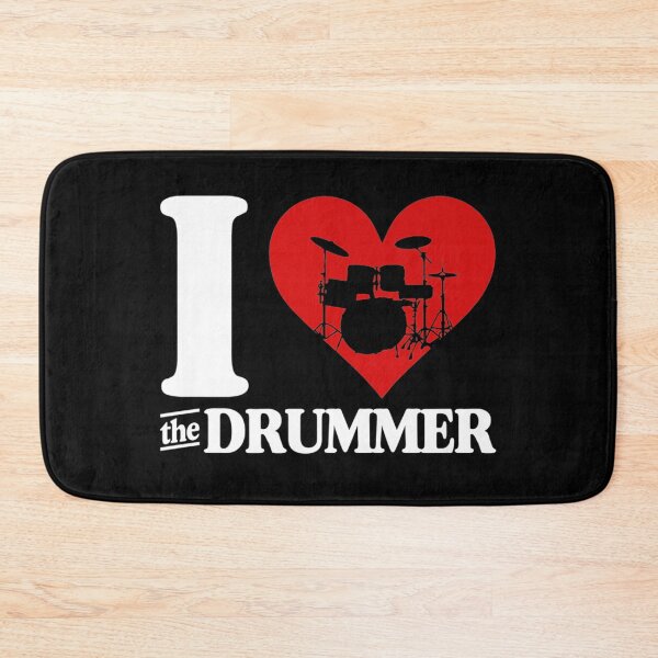 Item preview, I Love The Drummer Cute I Heart The Drummer Wife Girlfriend Premium  designed and sold by JethroShop.