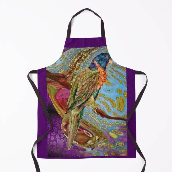 Item preview, Scarlett Parakeet: inspired by the bird drawings of Edward Lear designed and sold by Alma Lee.