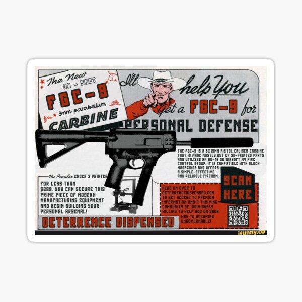 Item preview, FGC-9, Personal Defense, or Total Badassery?  designed and sold by ratchips.
