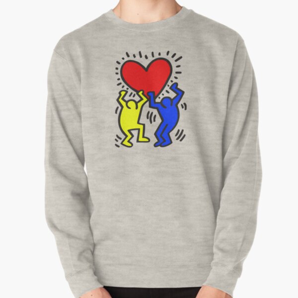 Bleu et jaune Sweatshirt épais