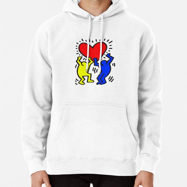 Blue And Yellow Pullover Hoodie