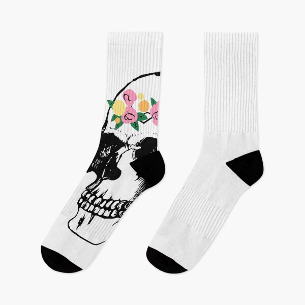 Item preview, Skull with flower crown  designed and sold by sophia5d.