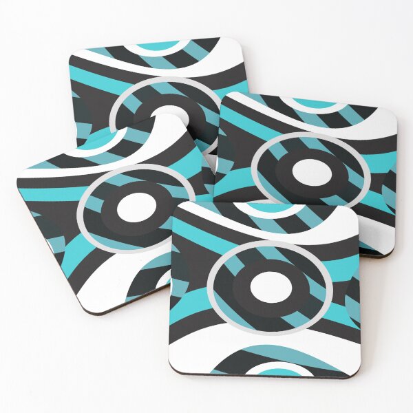 Item preview, Blue circles  pattern designed and sold by AbstractArtst.