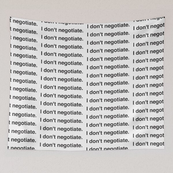 Item preview, I don't negotiate designed and sold by jazzydevil.
