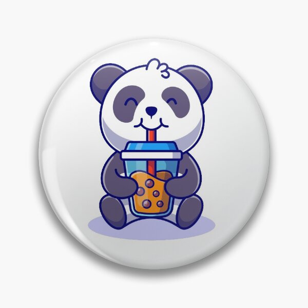 Item preview, Panda and Boba designed and sold by hutamaAdi98.