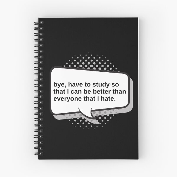 Item preview, Bye Have to Study - Funny Quote designed and sold by KarolinaPaz.