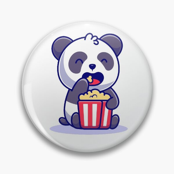 Item preview, Panda With Popcorn designed and sold by hutamaAdi98.