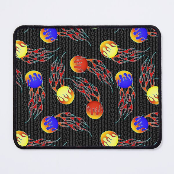 Item preview, Red - Black - Frolf - Flaming Disc Golf  designed and sold by WickedRefined - Nicole Demereckis.