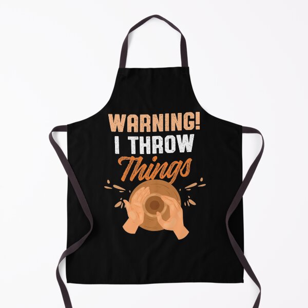 Item preview, Clay Artist at Work - Pottery Passion Warning Design designed and sold by Dancing Dolphin Crafts.