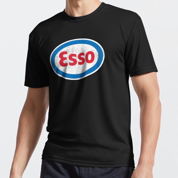 Men ESSO Logo Classic Old EXXONMOBIL Oil Company NEW Men's T-Shirt S M ...