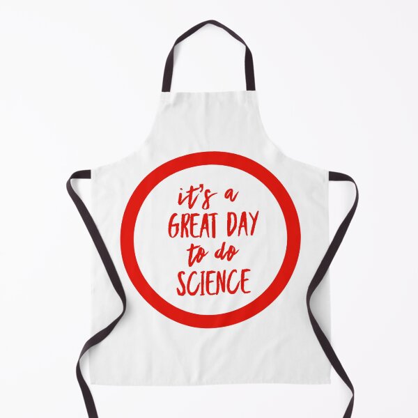 Item preview, It’s a great day to do science in red and white font on white background designed and sold by UncleStuScience.