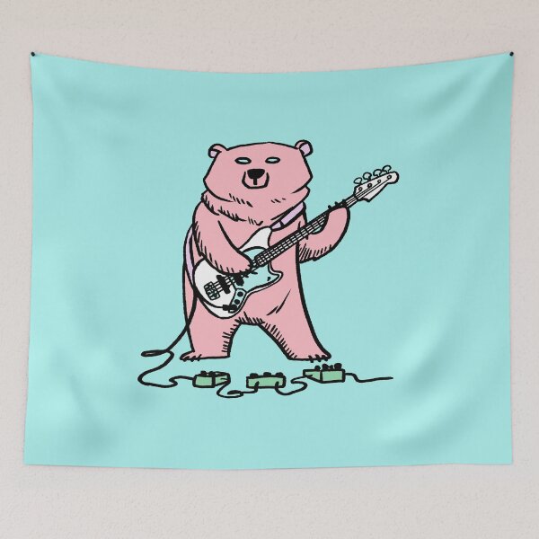 Item preview, Bass Bear - Pastel designed and sold by koalaroo.