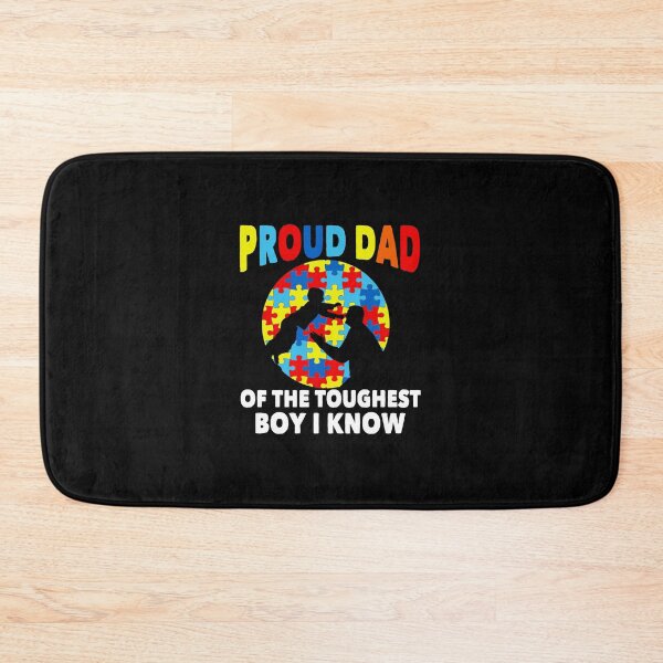Item preview, Proud Dad Of The Toughest Boy I Know Autism Puzzle Piece designed and sold by errettt.